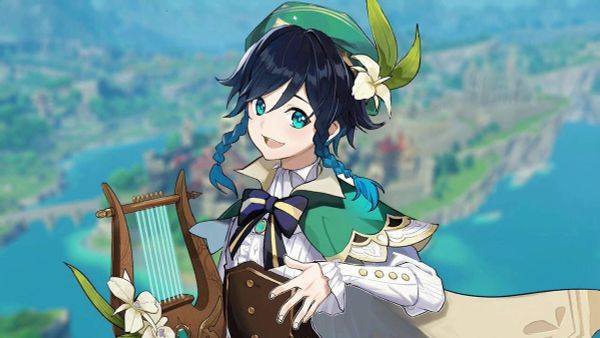 Добавлена дакимакура с Венти из Геншин Импакт