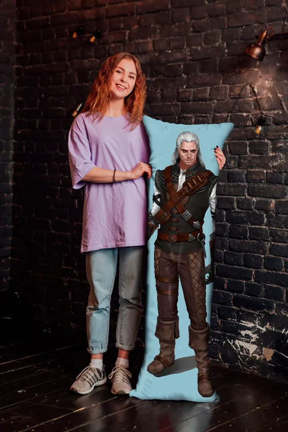 Дакимакура Геральт и Йеннифер №2