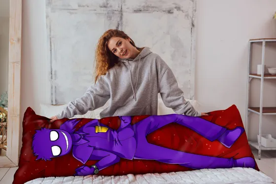 Дакимакура Фиолетовый человек