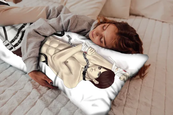 Дакимакура Леви Аккерман и Эрен Йегер №2