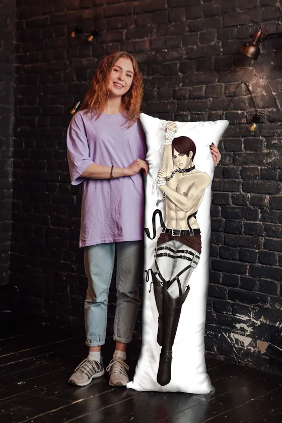 Дакимакура Леви Аккерман и Эрен Йегер №2