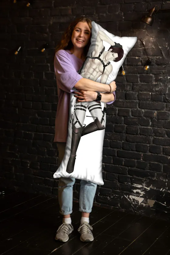 Дакимакура Леви Аккерман и Эрен Йегер №2