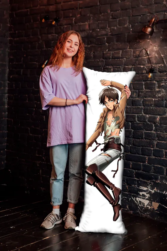 Дакимакура Леви Аккерман и Эрен Йегер