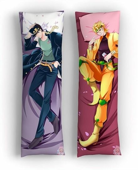 Дакимакура Джотаро Куджо и Диего Брандо