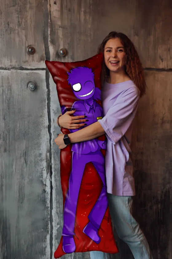 Дакимакура Фиолетовый человек