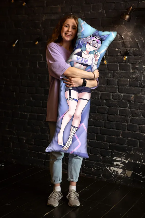 Дакимакура Серебряный Волк