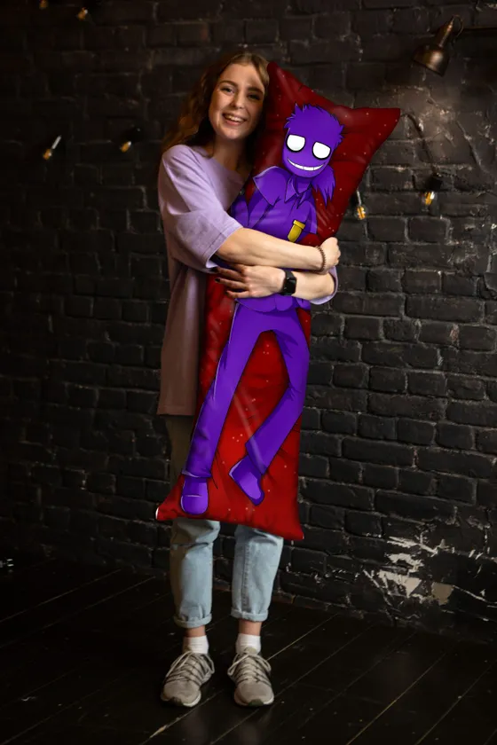 Дакимакура Фиолетовый человек