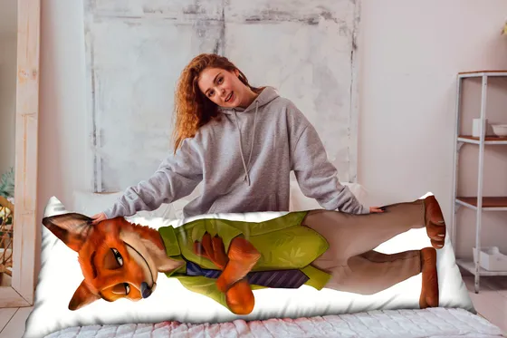 Дакимакура Ник Уайлд и Джуди Хоппс