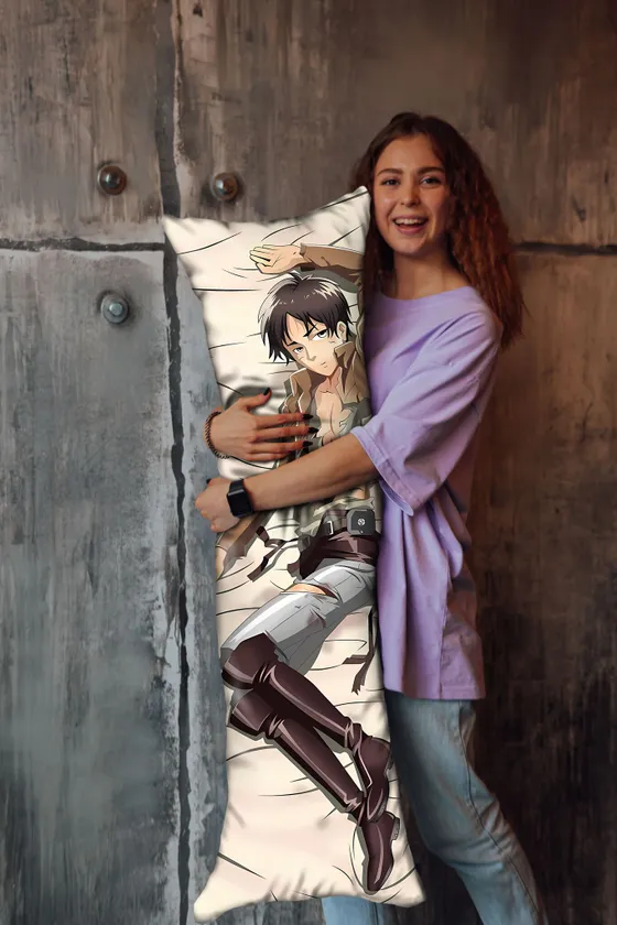 Дакимакура Леви Аккерман и Эрен Йегер №4