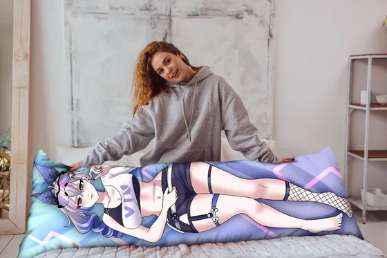 Дакимакура Серебряный Волк