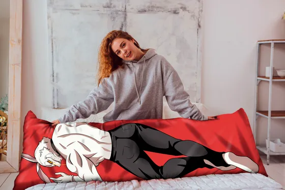 Дакимакура Белый кролик