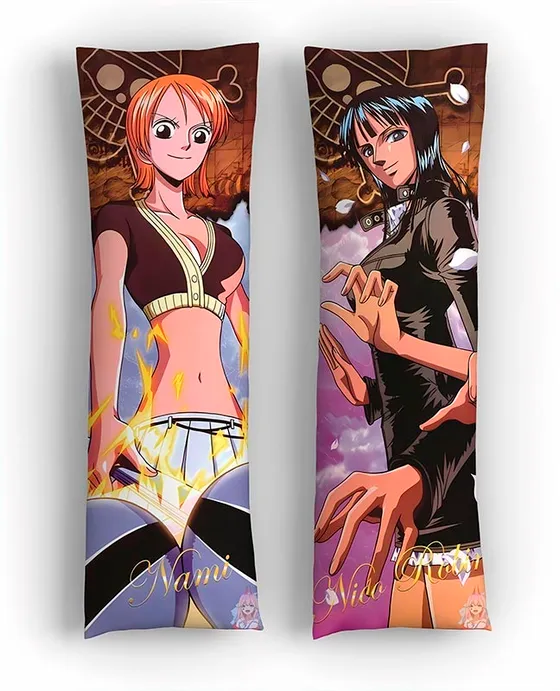 Дакимакура Нами и Нико Робин