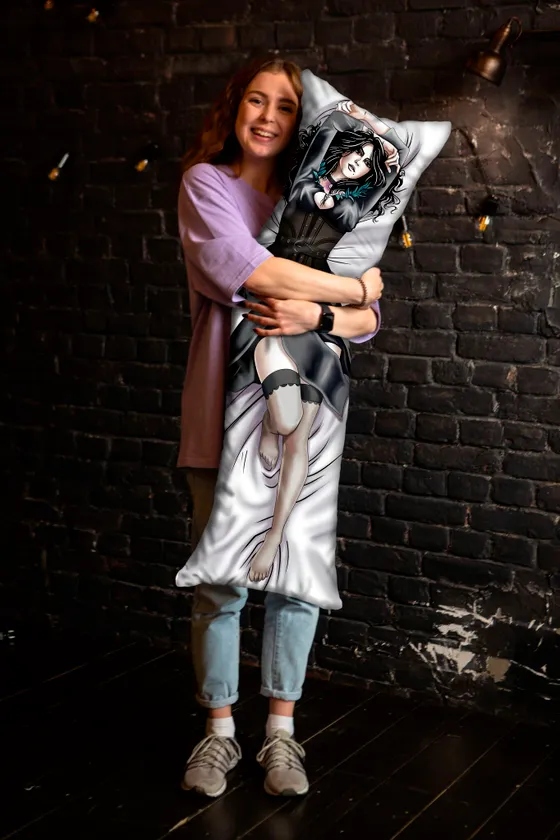 Дакимакура Геральт и Йеннифер