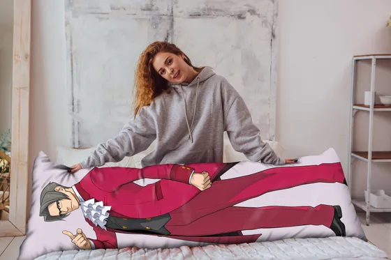 Дакимакура Феникс Райт и Майлз Эджворт