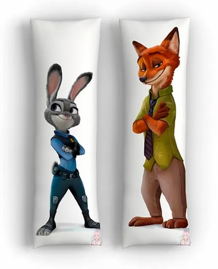 Дакимакура Ник Уайлд и Джуди Хоппс