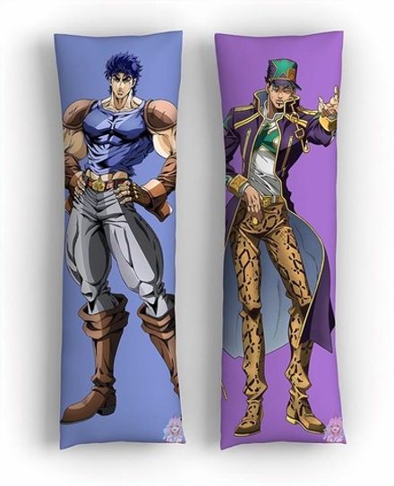 Дакимакура Джотаро Куджо и Джонатан Джостар