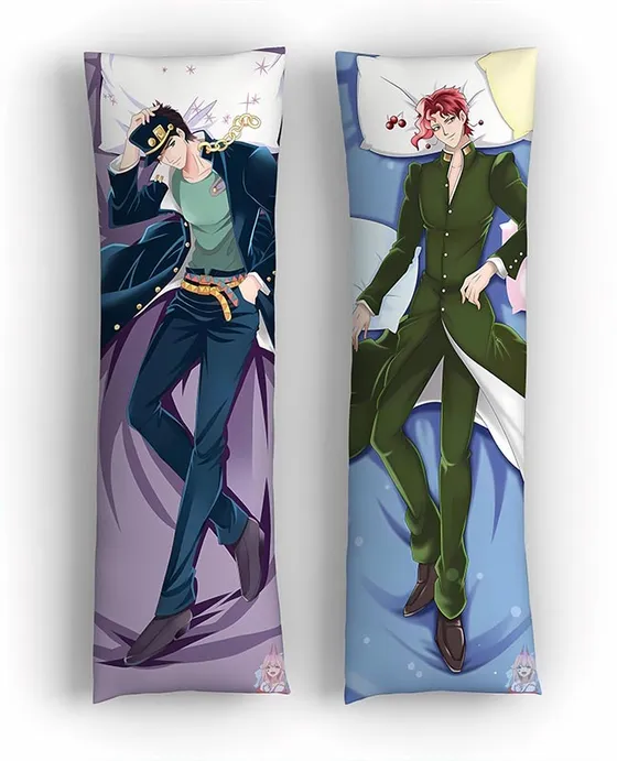 Дакимакура Нориаки Какёин и Джотаро Куджо