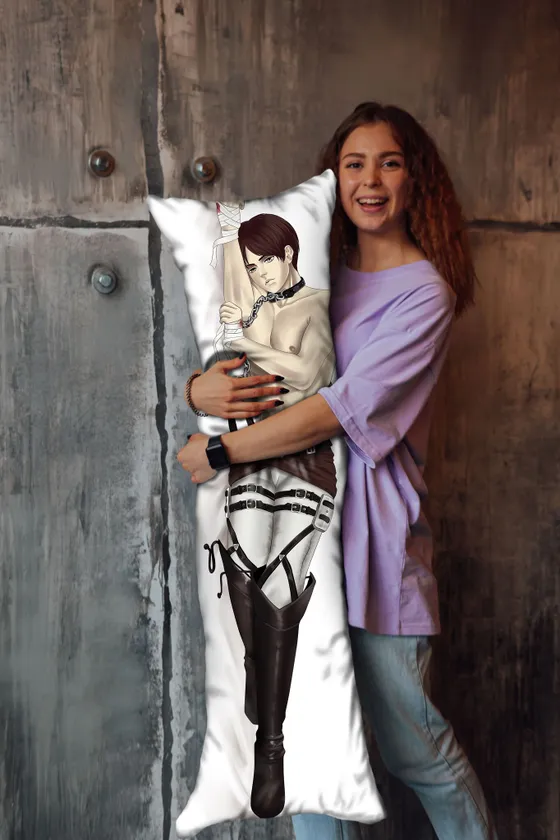 Дакимакура Леви Аккерман и Эрен Йегер №2