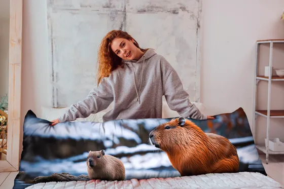 Дакимакура Капибара